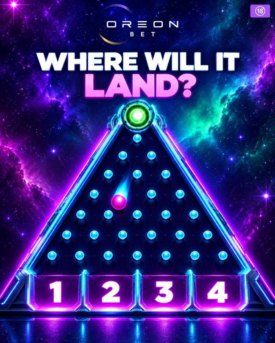 OreonBet's tweet photo. 🎯 WHERE WILL IT LAND? 👀

The ball is up. The slots are waiting.

But where do you think it’s going?
1️⃣
2️⃣
3️⃣
4️⃣
Pick ONE and commit. 😏

👇 React with your number and let’s see which spot gets the most votes.
What’s your pick? https://t.co/wGukBYOhXF