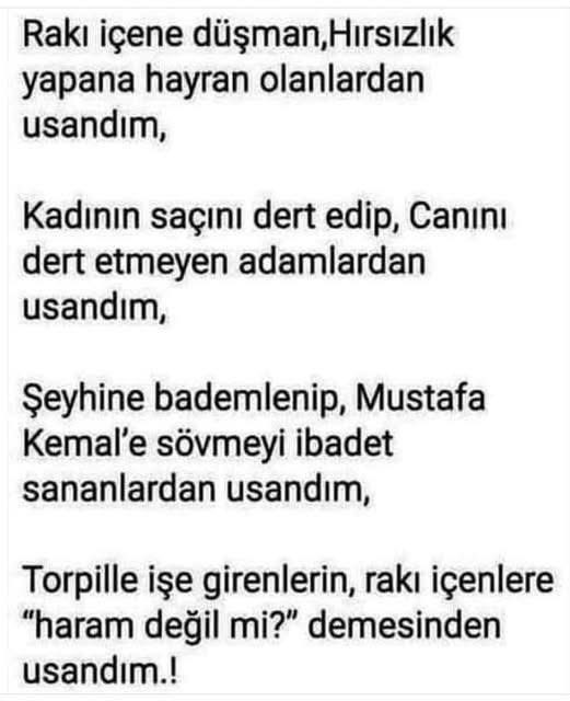 TOPRAK_TC_'s tweet photo. .Hayyam ne güzel demiş; Ben helali haramı karıştırmam,  Sensiz içtiğimiz su bile haram, Adil davranmadıktan sonra  Hacı, hoca olmuşsun kaç para?  Hırka,tesbih,post,seccade güzel ama;  Tanrı kanarmı bunlara ?  ................................................. https://t.co/GaLdoD74cF