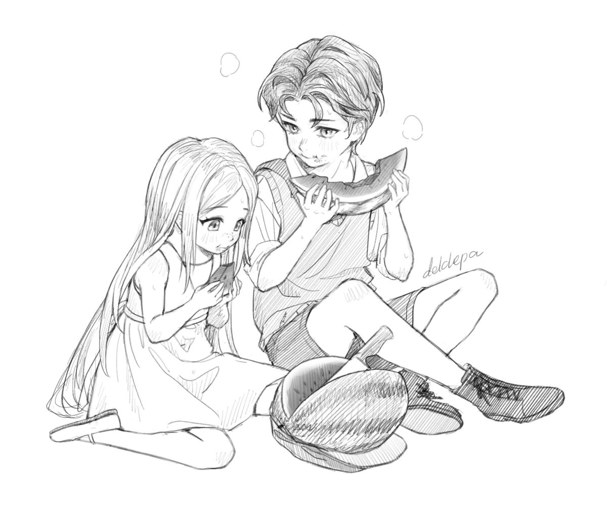 deldepadrawss's tweet photo. Watermelom #identityv #alicedeross #orpheus https://t.co/bXc5j7DC0k