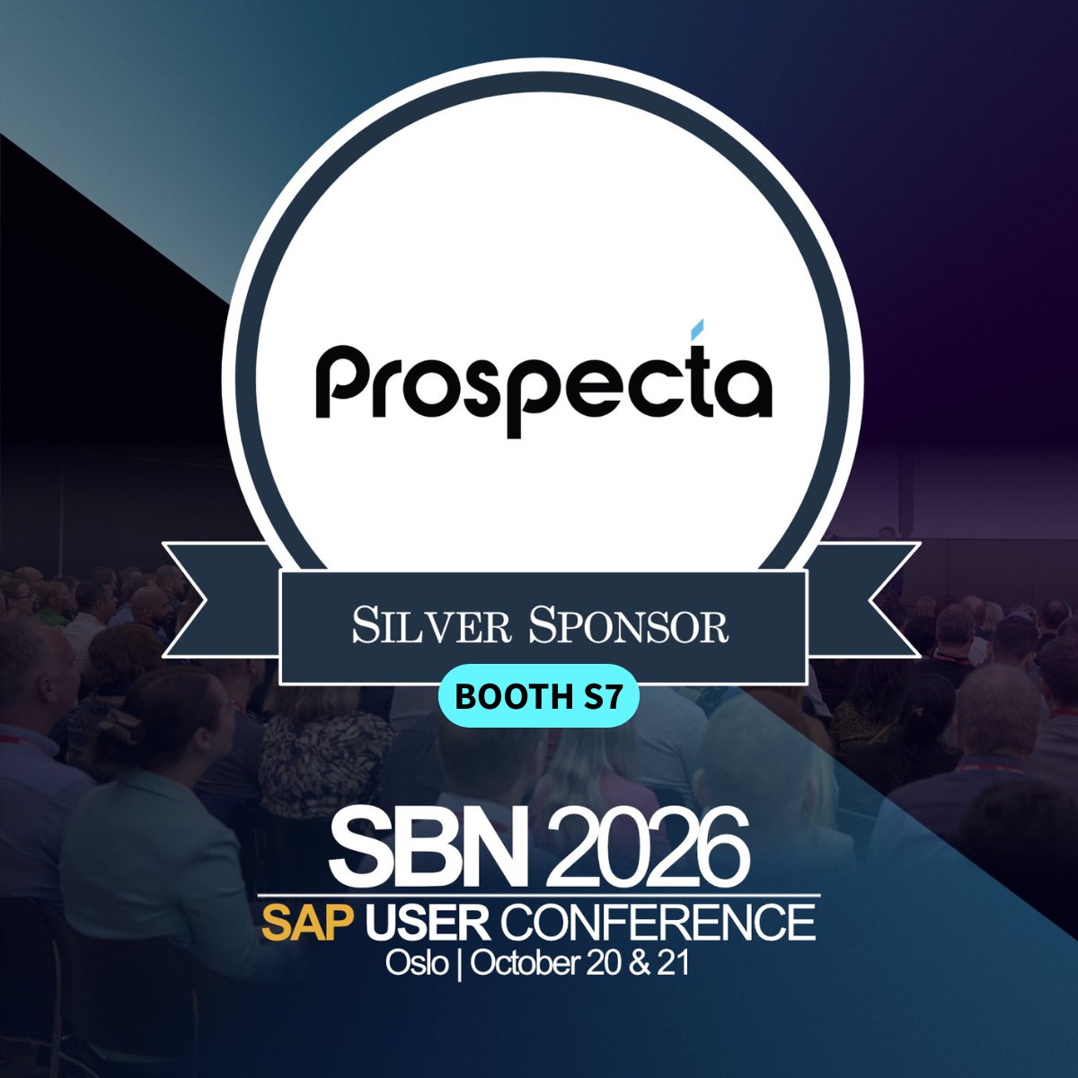 ProspectaMDO's tweet photo. Prospecta is proud to be a Silver Sponsor at SBN 2026!

As enterprises continue to evolve their SAP landscapes, trusted and governed master data is becoming increasingly important to maintaining consistency, efficiency and control across business processes. Join us in Oslo on 20–21 October to connect, exchange perspectives and explore the role of better data in building stronger SAP-driven operations.

Come meet the Prospecta team at Booth S7 and discover how trusted master data can support better asset management, stronger processes and smarter operations.

We look forward to seeing you there.
For more information, visit  SBN-konferansen 2026 | Norges største SAP-arrangement or reach out to us at contact@prospecta.com.

#SBN2026 #SAP #SAPUserConference #sbnnorge #MasterDataManagement #DataGovernance #AssetManagement #Prospecta