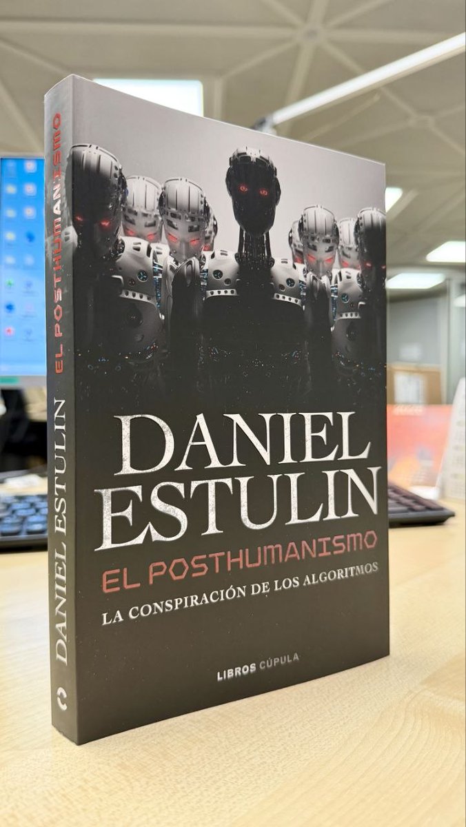 RosanyDiaz's tweet photo. Hoy sale a la venta el nuevo libro de Daniel Estulin @EstulinVz : " El transhumanismo " . Temática en la que no podemos quedarnos atrás porque nos pisa los talones . Suerte Daniel. https://t.co/zQvmrVxmHL