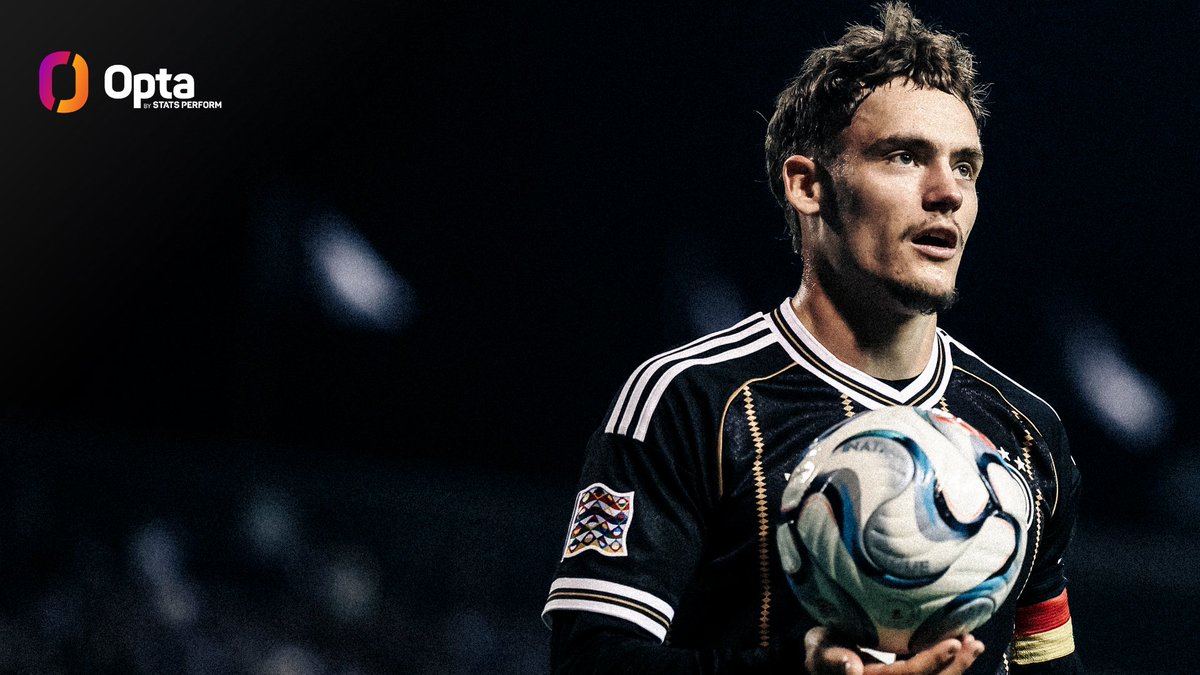 OptaFranz's tweet photo. 12 - Seit Jahresbeginn 2024 ist Florian Wirtz mit 12 Länderspieltoren Deutschlands torgefährlichster Spieler.

Positionsunabhängig. https://t.co/xntCMCiGV3