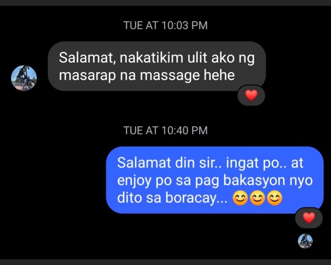 Sunny11296974's tweet photo. Message lang sa mga gusto magpamassage at marelax😊❤

#boracaymassage
#boracaymassagetherapist
#boracaymasahista
#boracaymaletherapist
#dohlicensedmassagetherapist https://t.co/RVh45WDkNV