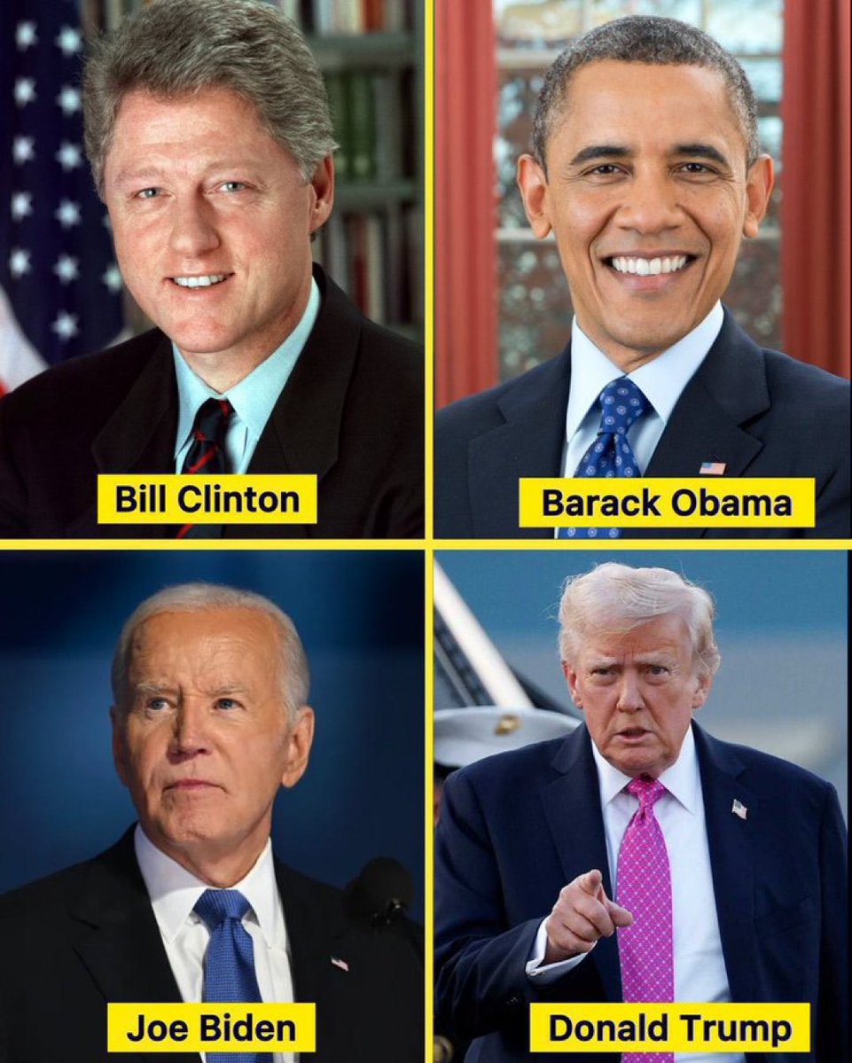 Real_Qletter's tweet photo. Which U.S. President’s policies do you think caused the most damage to the country ?

A. Bill Clinton
B. Barack Obama
C. Joe Biden
D. Donald Trump https://t.co/jJuNbkxDPc