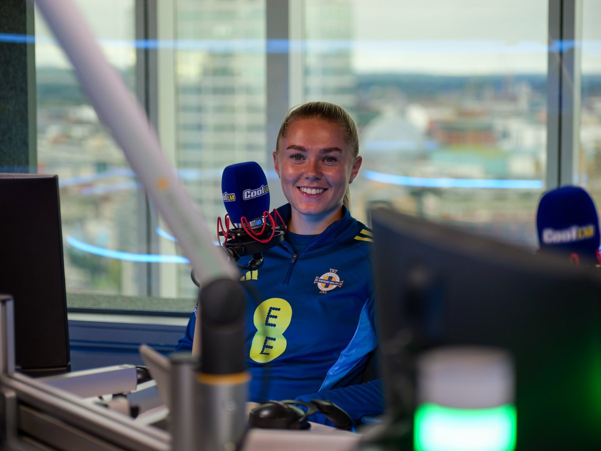 NorthernIreland's tweet photo. Tune in to @coolfm this morning 📻 Casey and Aimee will be chatting to Pete about our upcoming fixtures 🎤 #GAWA #TogetherWeThrive https://t.co/RTbfLHFbAt
