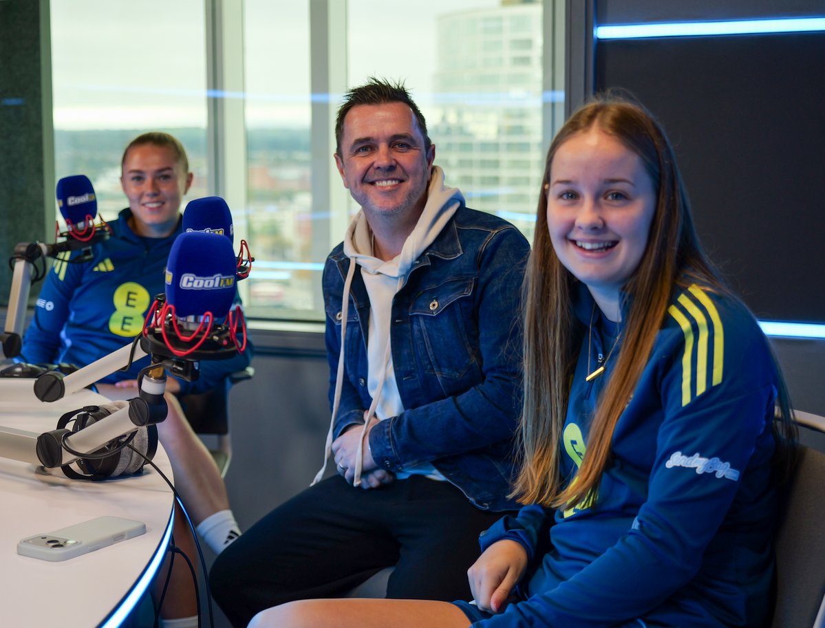 NorthernIreland's tweet photo. Tune in to @coolfm this morning 📻 Casey and Aimee will be chatting to Pete about our upcoming fixtures 🎤 #GAWA #TogetherWeThrive https://t.co/RTbfLHFbAt