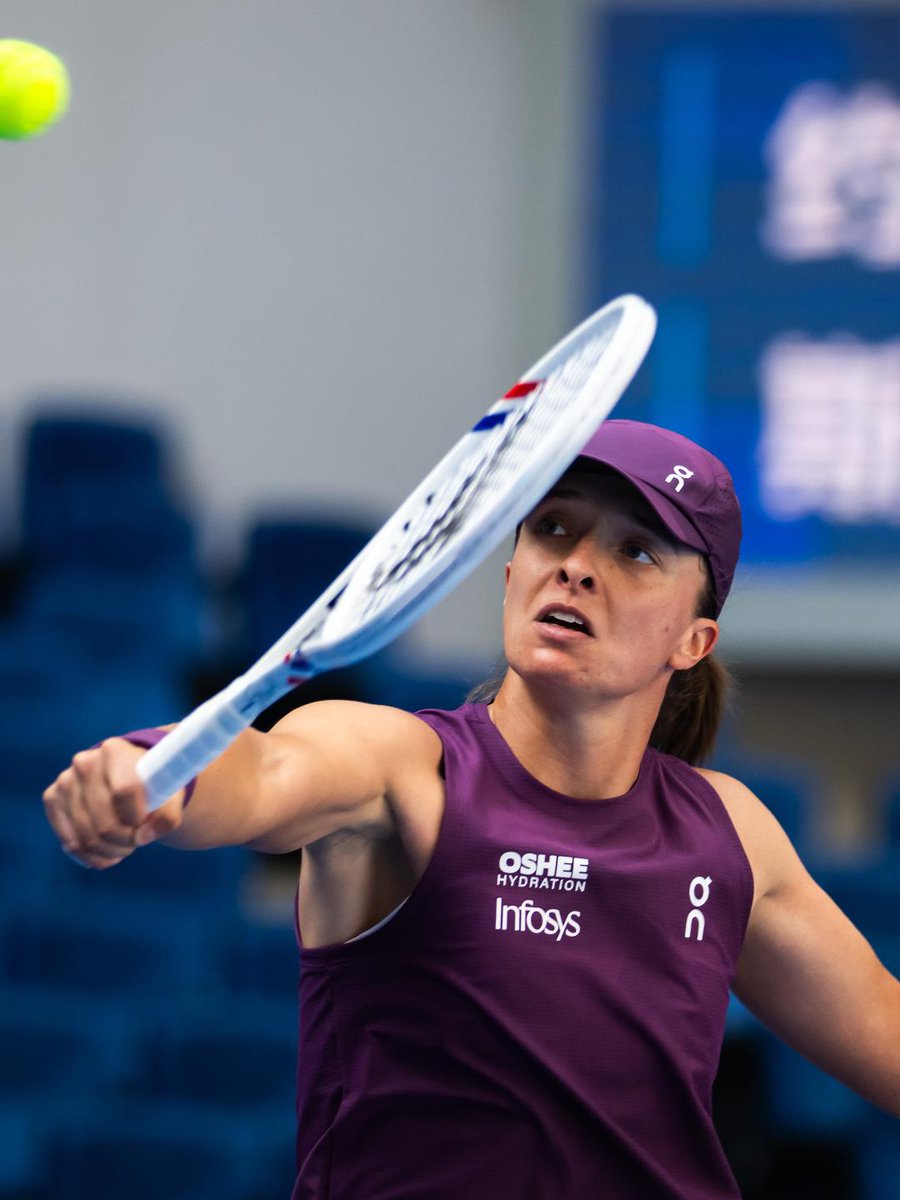 tntsports's tweet photo. Iga Swiatek has reached at least six WTA 1000 quarter-finals every year since 2023 🔥 https://t.co/NVIOfkKgJW