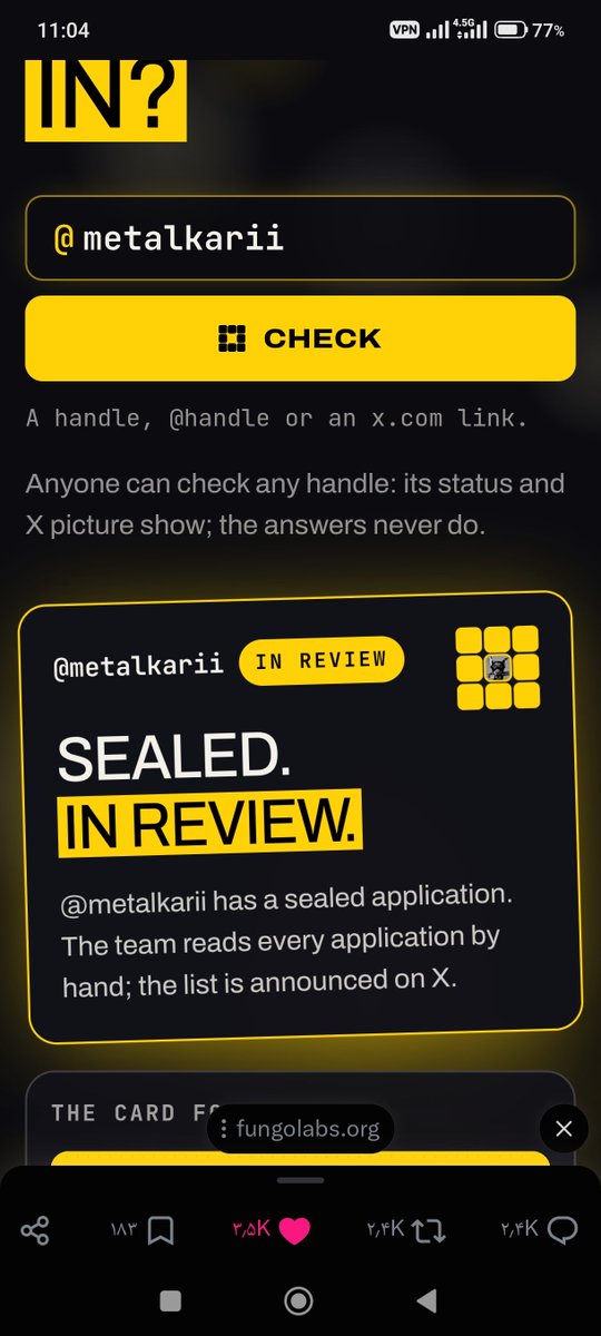 metalkarii's tweet photo. Soon yes
@fungolabs https://t.co/9O9KTsWl2I