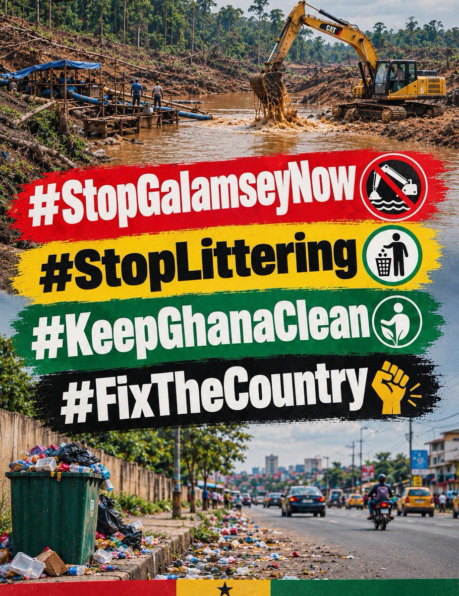 kwasi_attah_'s tweet photo. #StopGalamseyNow
#StopLittering
#KeepGhanaClean
#FixTheCountry https://t.co/RBHSPx2njH