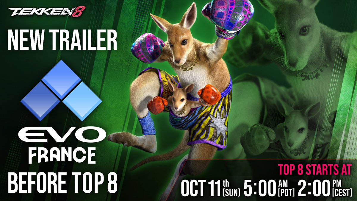 Tekken 8 Roger Jr.: canguru boxeador chega em novembro com acesso antecipado em 11 de novembro