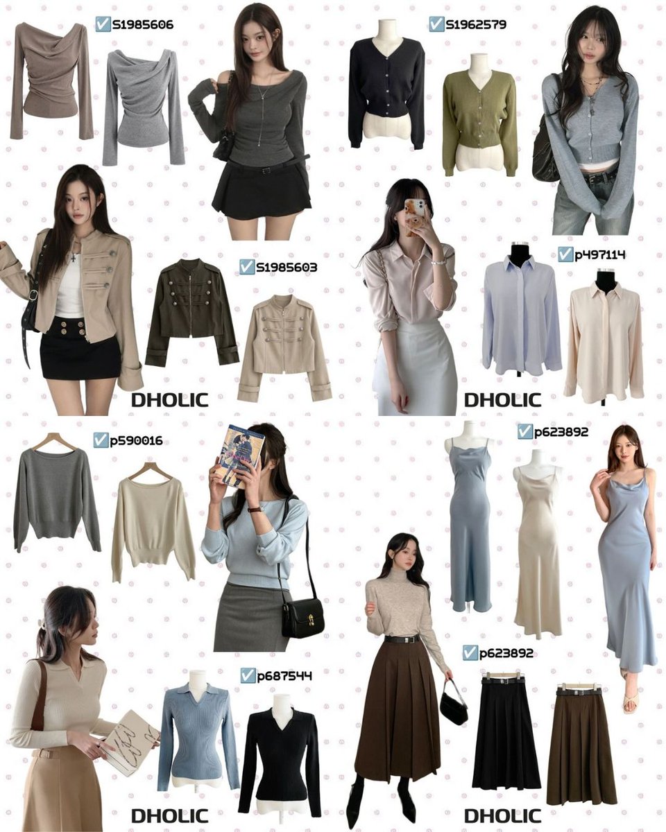 D_HOLICJP's tweet photo. 🍂 秋のきれいめカジュアル
CLASSICBLANC & いつもの私にこなれ感をCRUSH J
🛍️ 今だけ全アイテム特別価格!
気になるアイテムはお得なこの機会にCHECK♡
#DHOLIC #CLASSICBLANC #CRUSHJ #秋コーデ #秋服 #きれいめカジュアル #大人カジュアル #韓国ファッション #韓国コーデ #秋冬コーデ https://t.co/QQlyLUPgOx