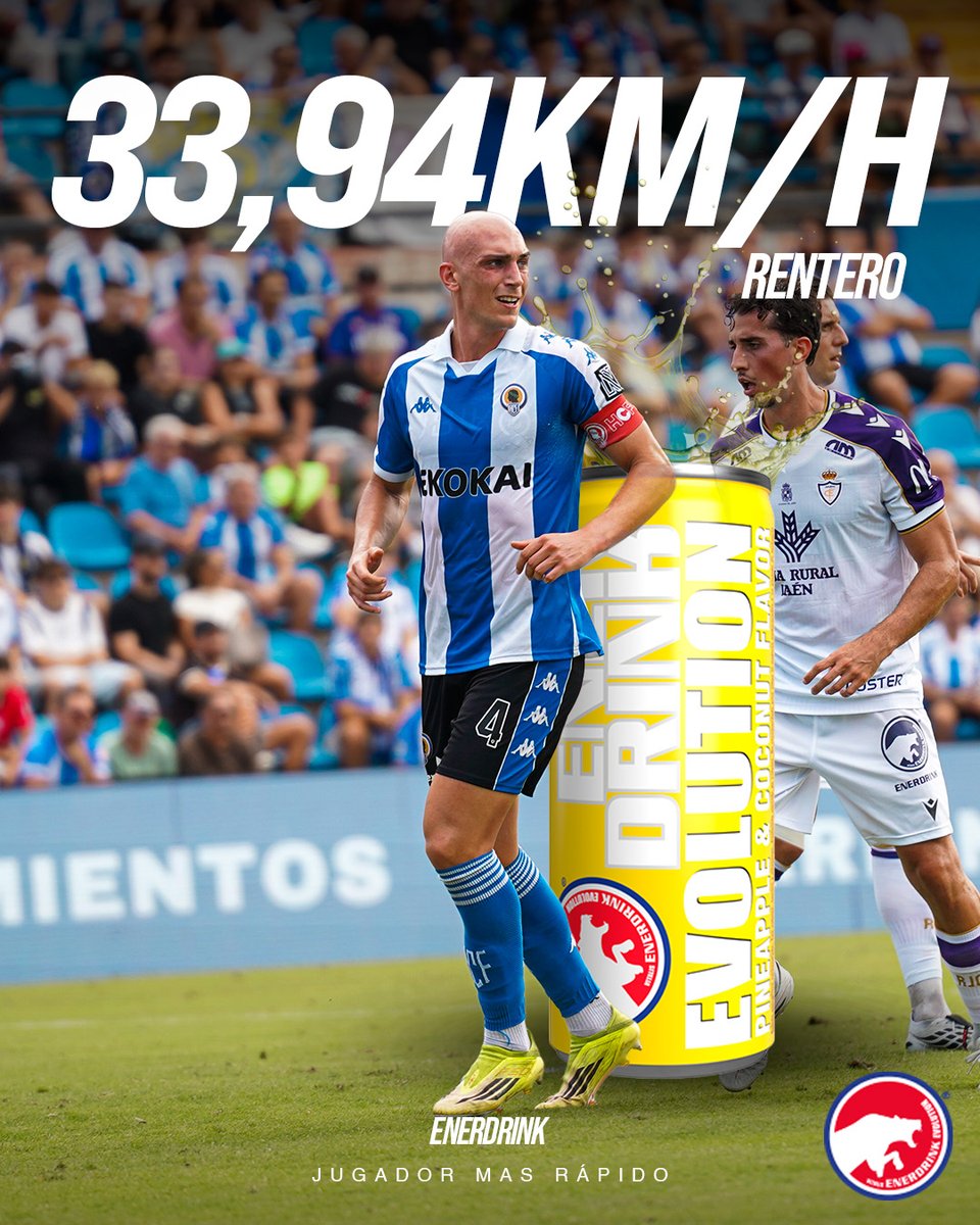 cfhercules's tweet photo. 🏃‍♂️ 𝑬𝑳 𝑱𝑼𝑮𝑨𝑫𝑶𝑹 𝑴𝑨́𝑺 𝑹𝑨́𝑷𝑰𝑫𝑶, por cortesía de @Enerdrink_ofi.

🏅 Javier Rentero: 33,94km/h

💙 #MachoHércules 🤍 https://t.co/62RkmGAVK8