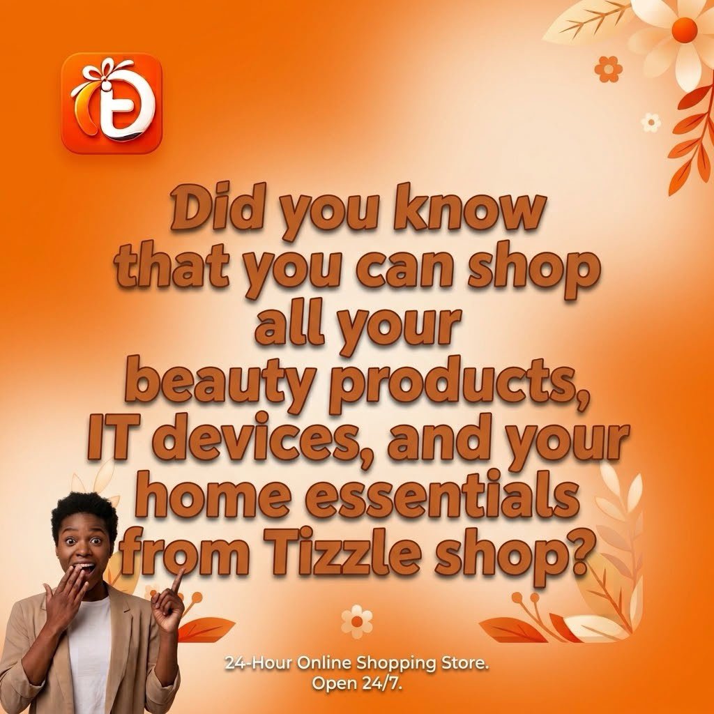 tizzleshop's tweet photo. YOU KNOW? 👀🛍️
You can shop beauty products, IT devices, and home essentials all in one place! 😍
No stress, no running around — just 24-hour online shopping 
Tizzle Shop has got you covered! 💯
🛍️ Shop with Tizzle Shop today!
#funfacts #didyouknow #Exploremore https://t.co/z8SBNlqyND
