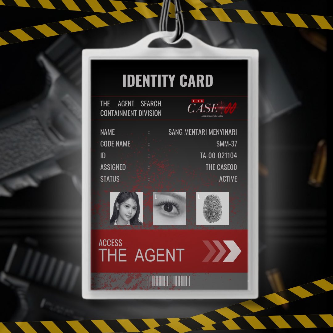 agentCARMENN's tweet photo. @THECASE00 I’m Sang Mentari Menyinari as Nyoman Ayu Carmenita and I’m ready to take my place as an Agent of 𝗧𝗛𝗘 𝗖𝗔𝗦𝗘 𝟬𝟬.

𝗙𝗜𝗟𝗘:  𝘙𝘌𝘈𝘋𝘠
𝗦𝗧𝗔𝗧𝗨𝗦:  𝘊𝘖𝘕𝘍𝘐𝘙𝘔𝘌𝘋 https://t.co/ffcUmkwWpA