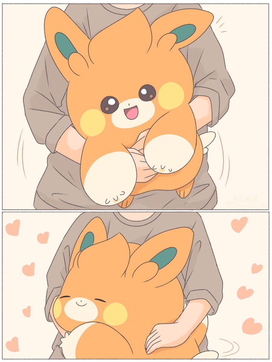 Osimeta_0725's tweet photo. 抱っこが大好きなパモ🧡 https://t.co/ZKQhmsuL09
