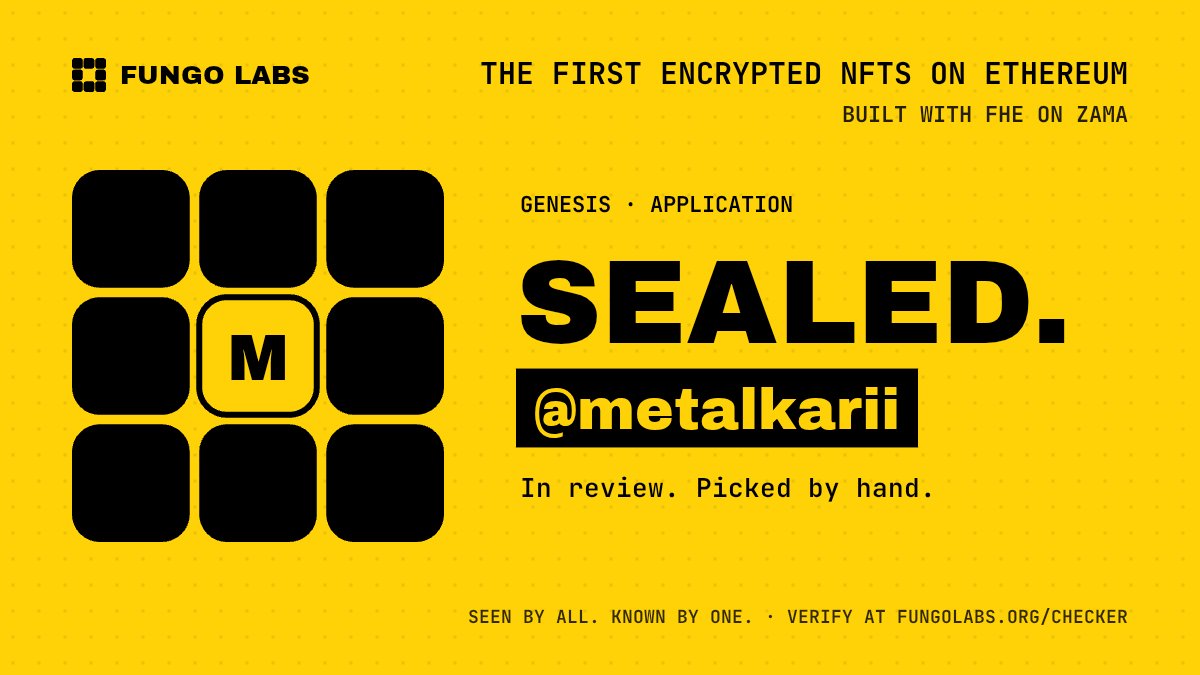 metalkarii's tweet photo. Bestt
@fungolabs https://t.co/tnkFIIumrD