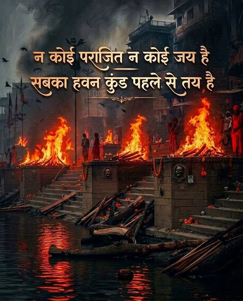 DineshD7737's tweet photo. न कोई पराजित न कोई जय है
सबका हवन कुंड पहले से तय है ✅
#lifehack #lifelessons #life #lifequotes #death
#México
#MessiAdiós
#Nse_Multi_Bagger_pick https://t.co/NHSLTGcauA