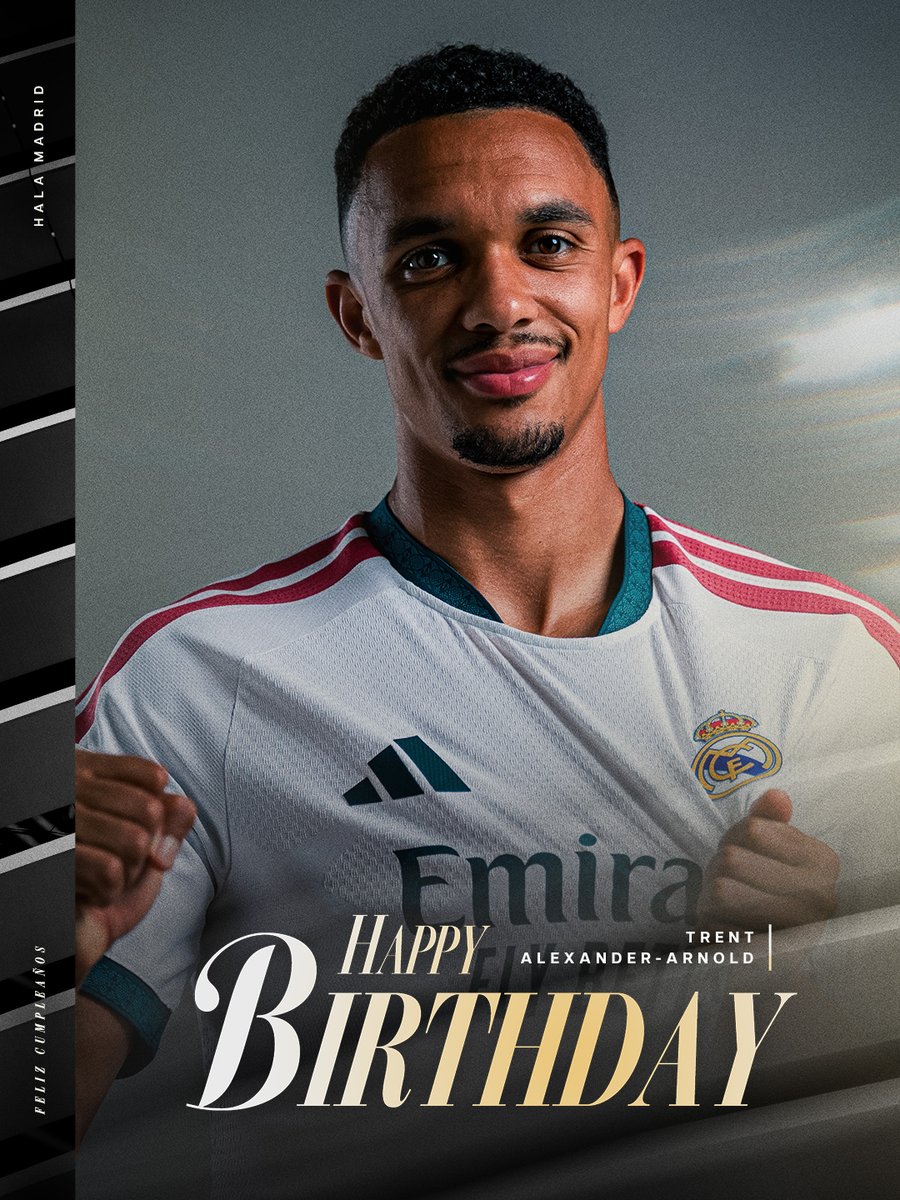 realmadridfra's tweet photo. 🎂 JOYEUX ANNIVERSAIRE, @TrentAA ! https://t.co/S3A5kyq7Xy