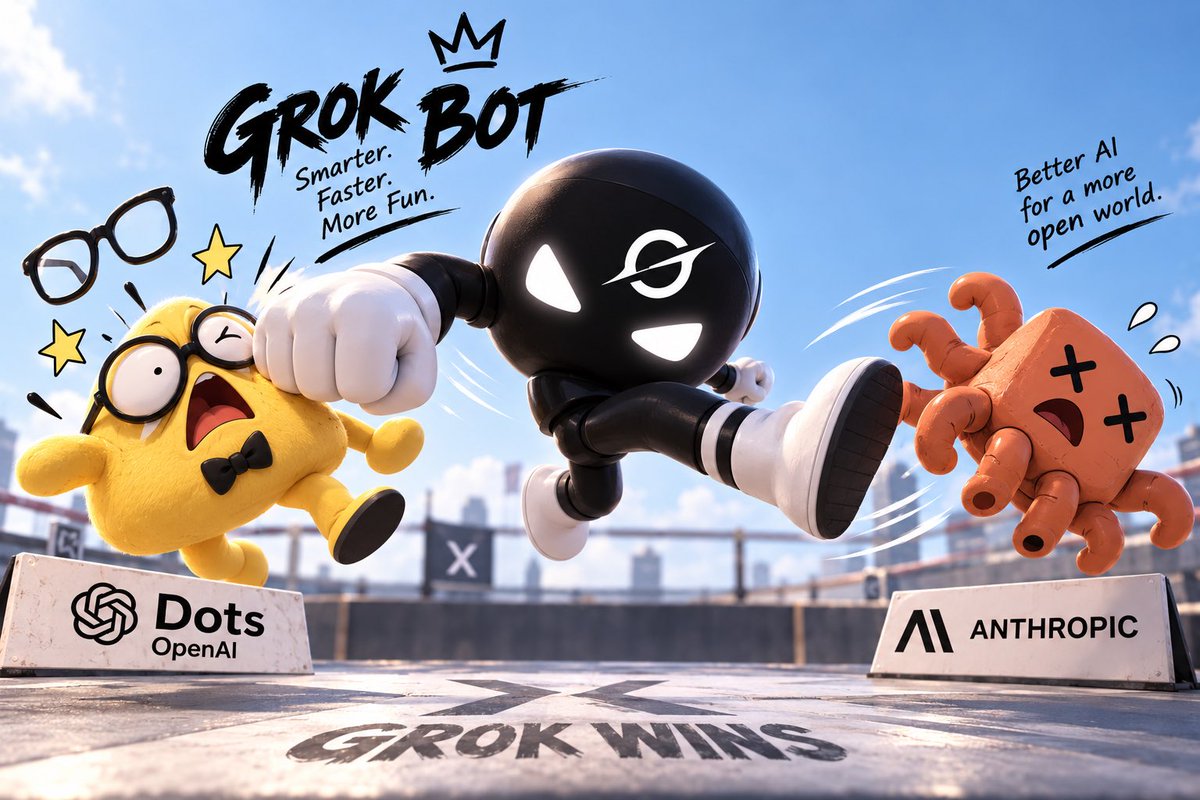 jinmingyang666's tweet photo. Grok bot win ! https://t.co/FaWMt63Oc5