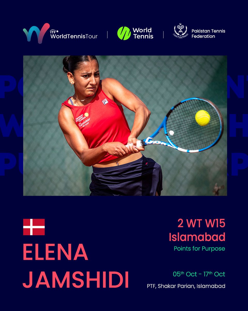 ptftourevents's tweet photo. Power in every rally. 🎾

#WorldTennisPakistan #PointsforPurpose #WomensTennis #Islamabad https://t.co/d5LpTSjZDm