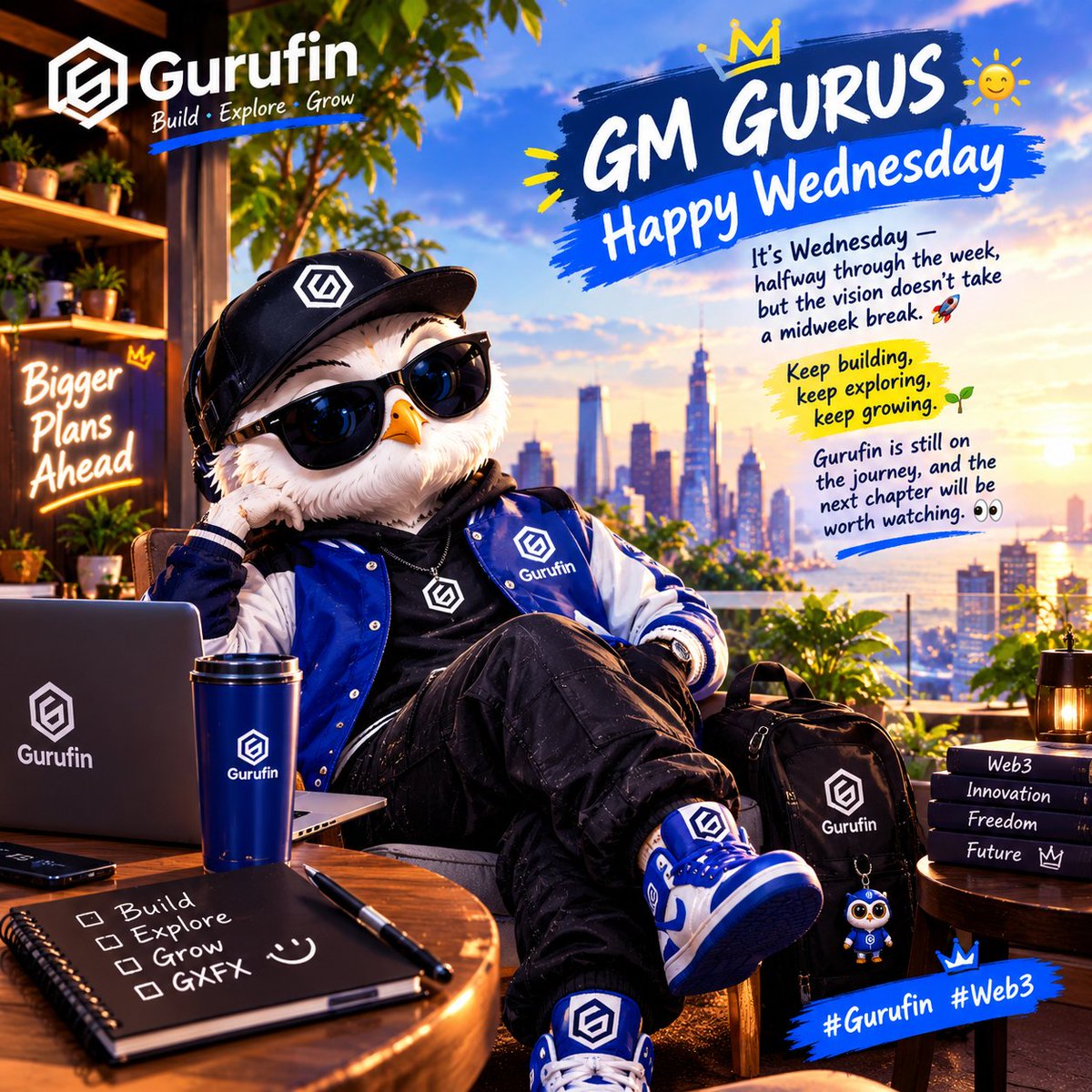 fateema3223's tweet photo. GM GURUS βοΈ
Itβs Wednesday β halfway through the week, but the vision doesnβt take a midweek break.
Keep building, keep exploring, keep growing.
@Gurufin_HQ is still on the journey, and the next chapter will be worth watching. ππ΅
#Gurufin #Web3 #GXFX https://t.co/ru552TVksx