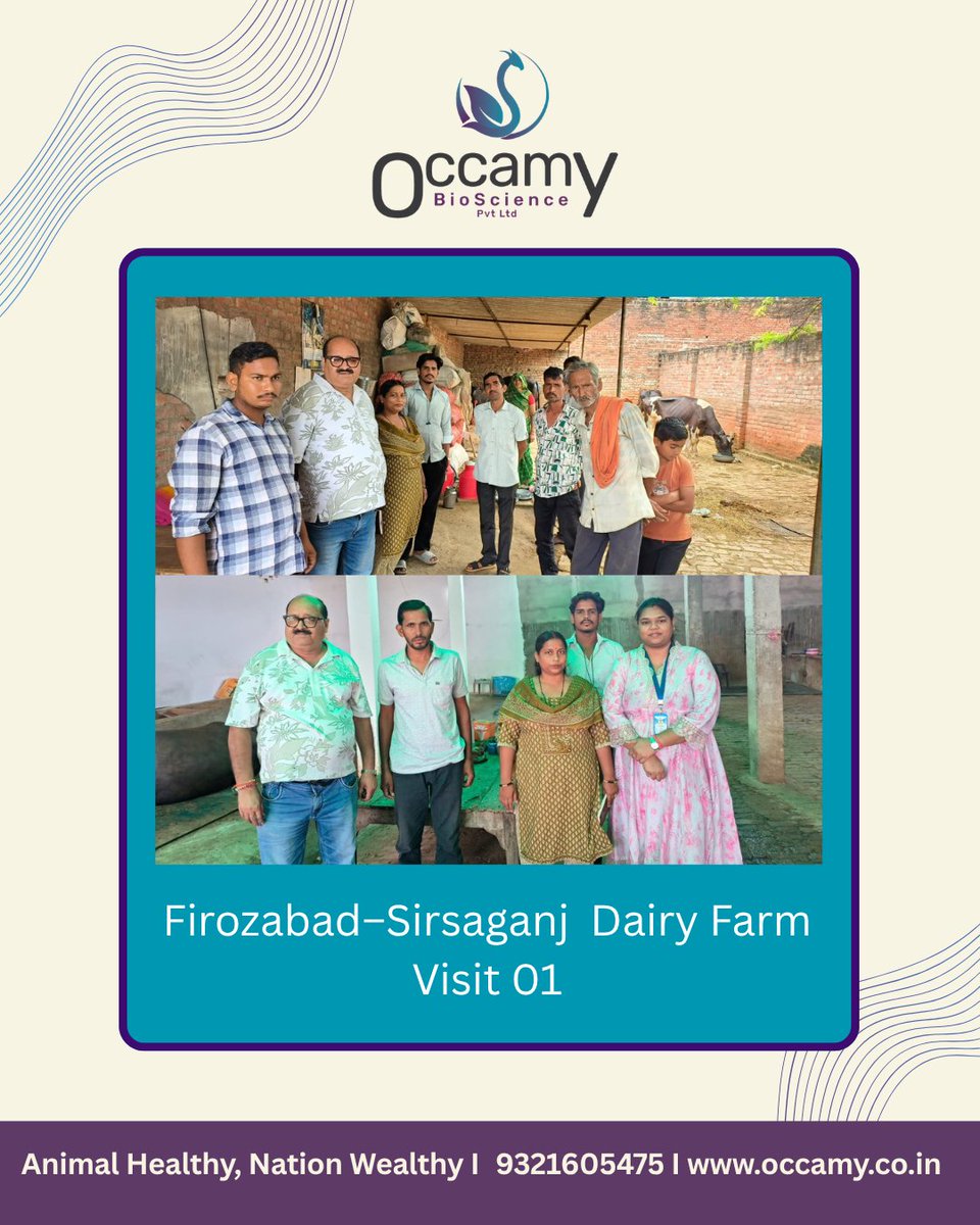 occamy_nutra's tweet photo. During our Sirsaganj #visit, we met farmers, dairy operators, and paravets at @b_wise_mini_mart.
To make good livestock #nutrition more accessible, B-Wise now keeps Occamy #nutraceuticals at the mart. Along with trial products, #farmers purchased 10 kg of BoviBooster directly. https://t.co/keqTIJvXUI