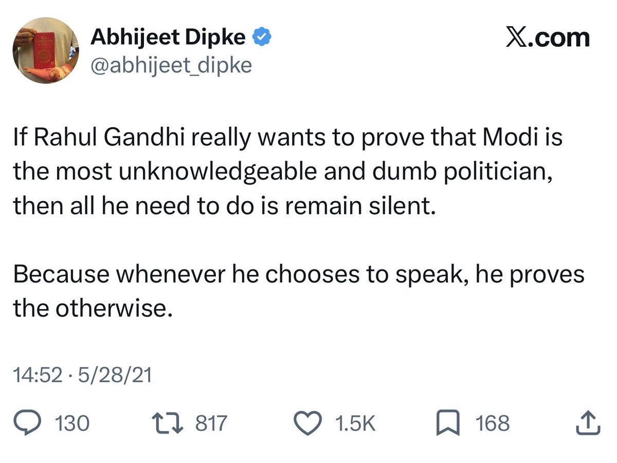 Iyervval's tweet photo. Shocking if true!!! Was India’s most in-the-news university dropout, busy attacking India’s most eminent political serial-failure? https://t.co/OmwwxmwuPb