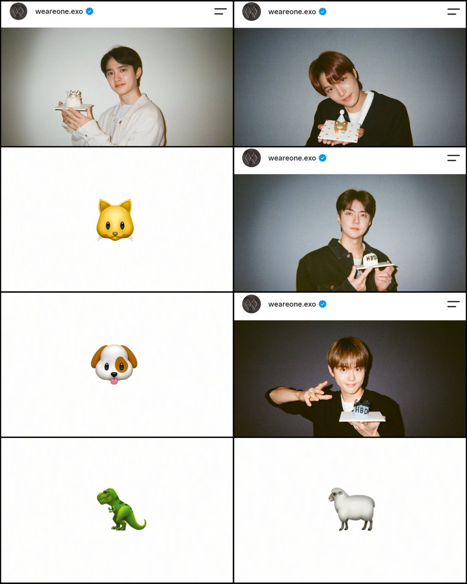 BBHE_'s tweet photo. EXO MEMBERS BIRTHDAY WISHES IN 2026 SO FAR : https://t.co/cDl5ILNbaQ