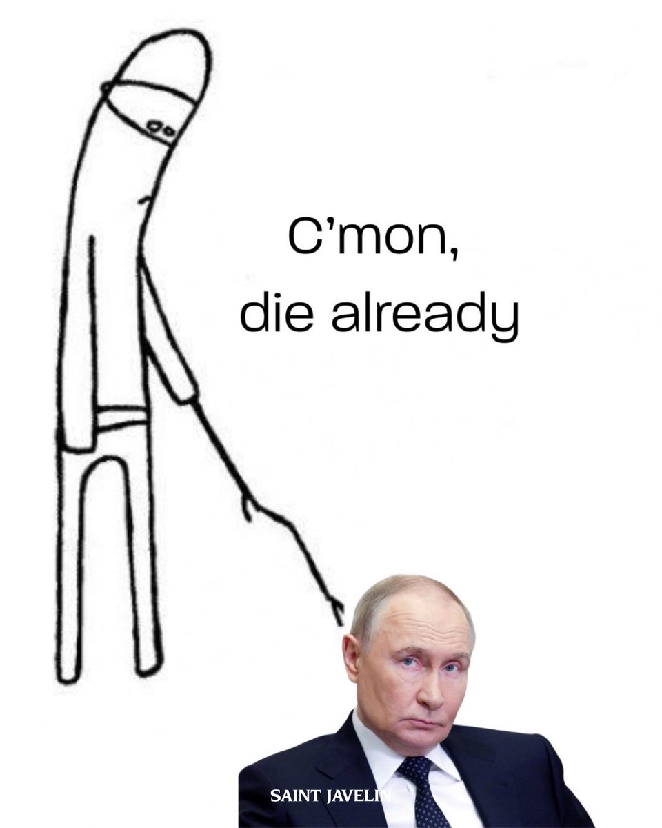 saintjavelin's tweet photo. Wish you well in hell, putin! https://t.co/unFbC6dH3d