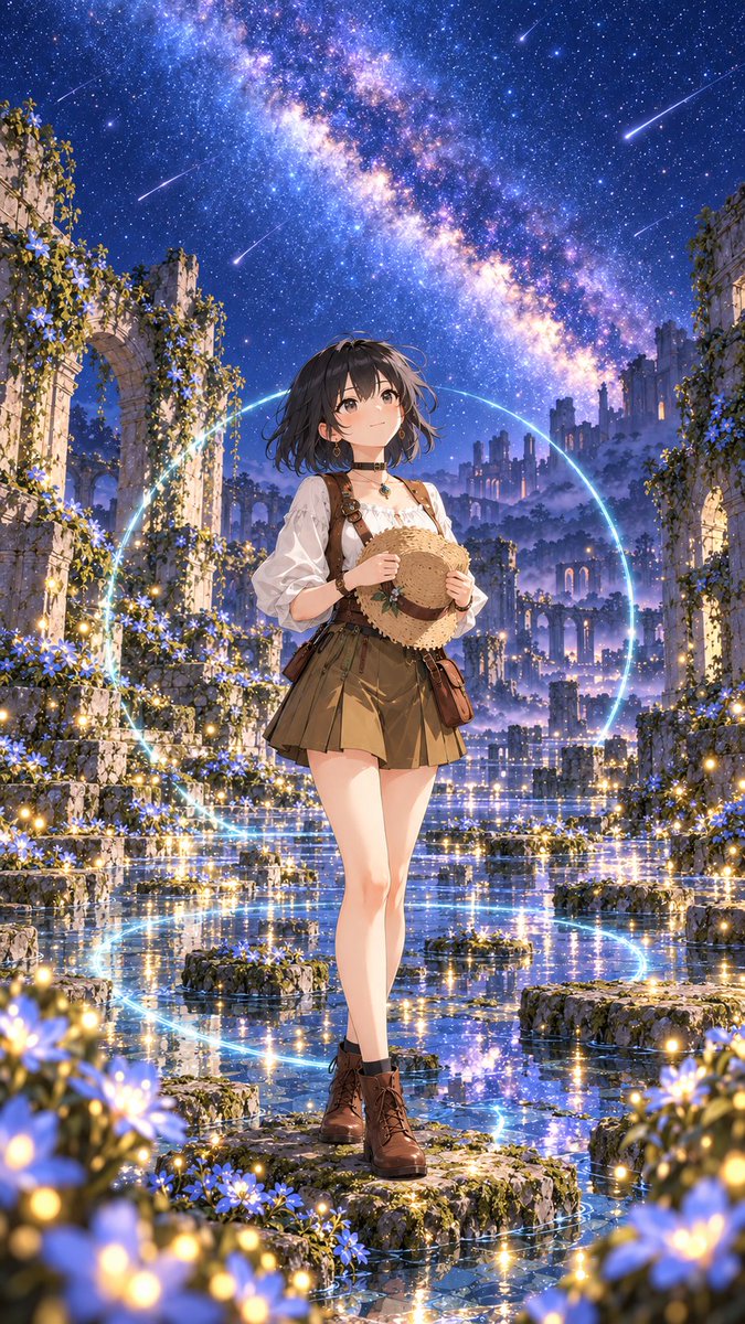 art_sprawl's tweet photo. 流星使いの少女・倉橋涼香
#倉橋涼香 #TheArtSprawl #ShootingStar #冒険 #SF #小説 https://t.co/lYMLglaiH1