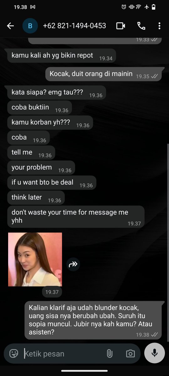 itsbarzzzz's tweet photo. @fluxiedust Oh b ini dalangnya?? 🫢 Ngaku kah ini? https://t.co/z3nTmDkaoL