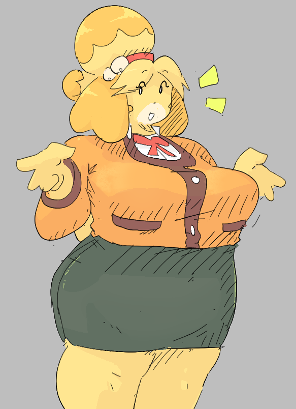 DimpinDot's tweet photo. isabelle in the cold months sketch https://t.co/4pleRzZS5I