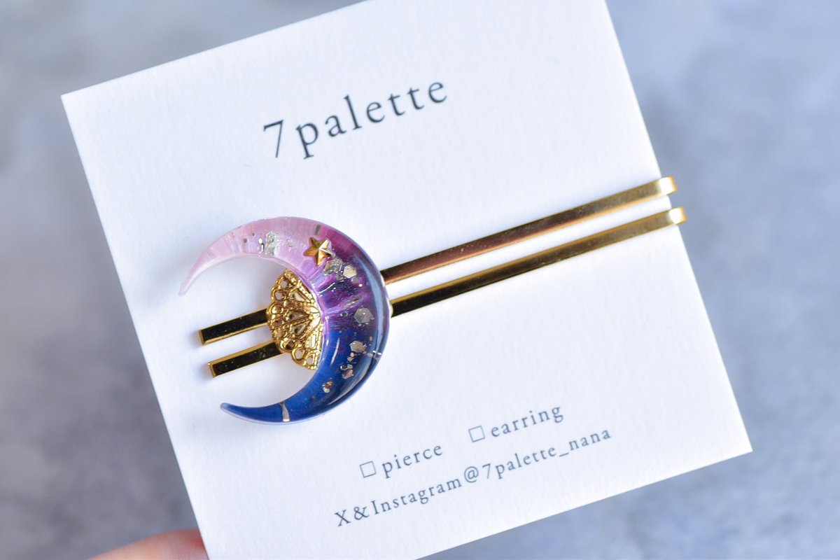 7palette_nana's tweet photo. 実は今月、1年ぶりにイベント出展がない月になります！久しぶりのお休み…なんてことは思うことなく、新作たくさん作れる月間として色々試作中です✨
画像は秋コーデにピッタリなタイピン👔 https://t.co/KoaWyxr3Bi