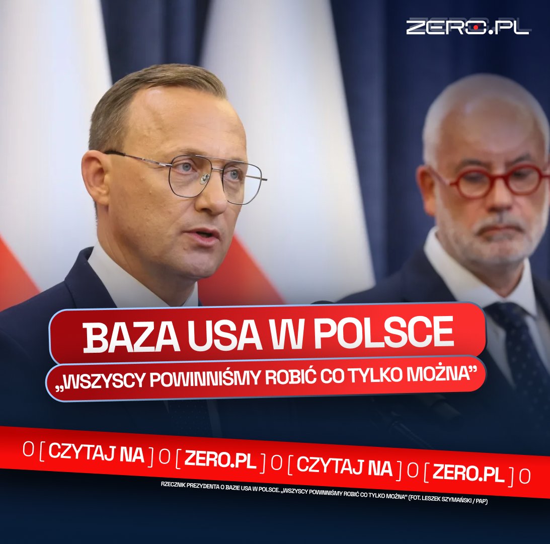 OficjalneZero's tweet photo. Rzecznik prezydenta Rafał Leśkiewicz mówił o rozmowach dotyczących stałej bazy wojsk USA w Polsce, staraniach o miejsce Polski w G20 oraz sytuacji finansów publicznych. 

Odniósł się także do Trybunału Konstytucyjnego, wymogów wobec kandydatów na sędziów oraz sprawy koni w ośrodku prezydenckim.

✒️ Maria Badzio ( @portalzeropl )