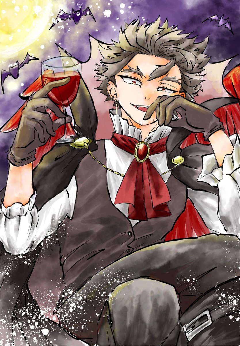 PIEN0424's tweet photo. ハロウィンドラキュラホークス🎃🦅
#MHA https://t.co/RR6WmdFOJf