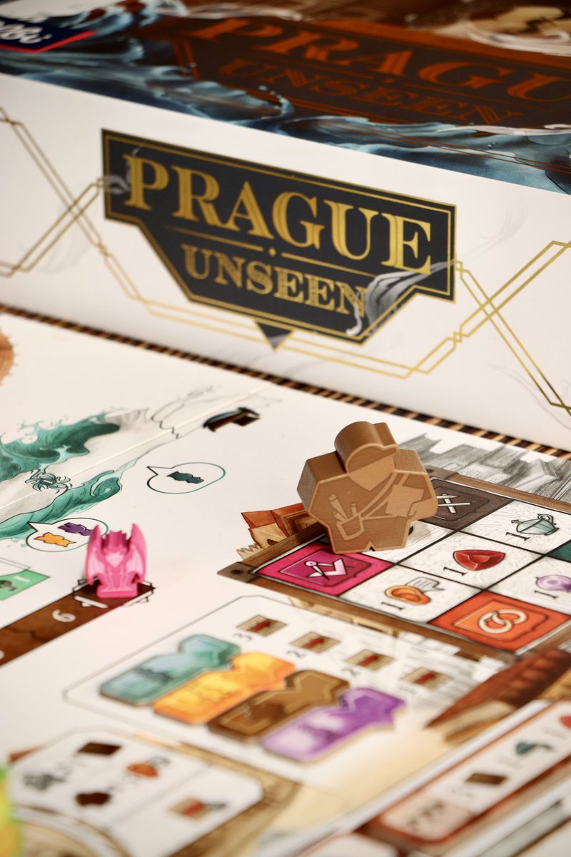 tabletoppings's tweet photo. 🏗️ Next up in our Spiel Essen '26 coverage is Prague Unseen. Four neighbourhoods to explore, but you'll have to choose where to spend your time.

Our review: https://t.co/VooblsYnUb

#boardgames #spiel26 https://t.co/OD530RNauh