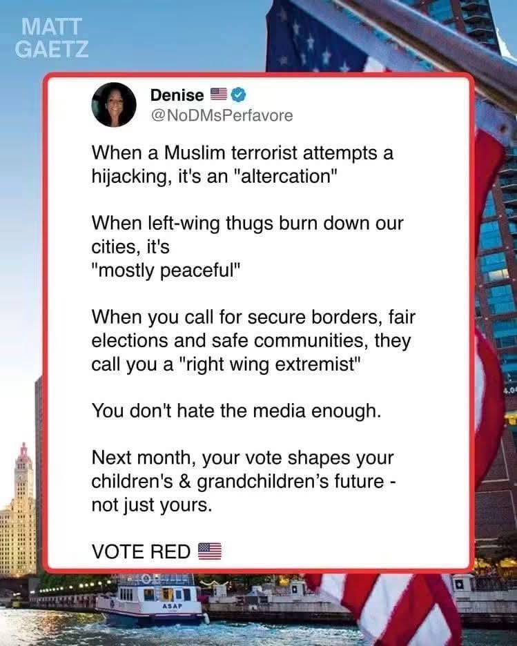 mickitiki's tweet photo. Truth bomb 💣 Denise is correct you can’t hate the media enough. https://t.co/ZtY8zfrZ9v