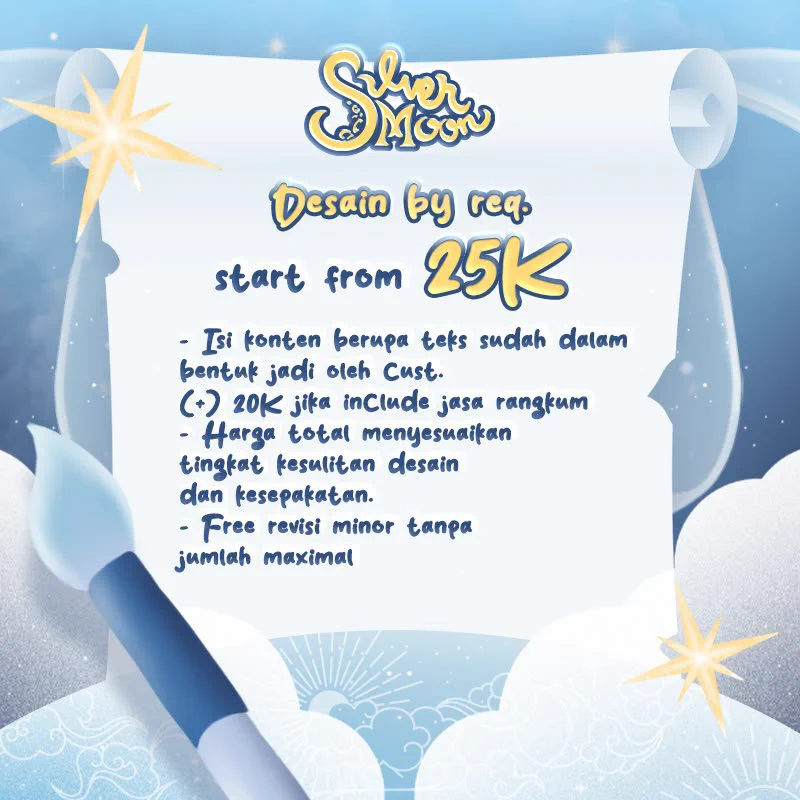 numi —SilverMoon⭑ jasa joki desain banner dll on X: 