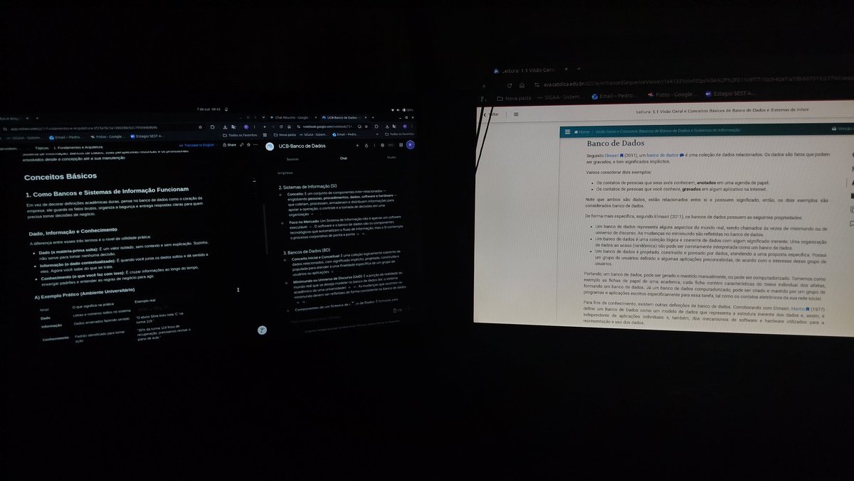 PedroArthur006's tweet photo. Iniciando mais um módulo da faculdade, agora começando a matéria de Banco de Dados🤓 https://t.co/8vtp740dG6