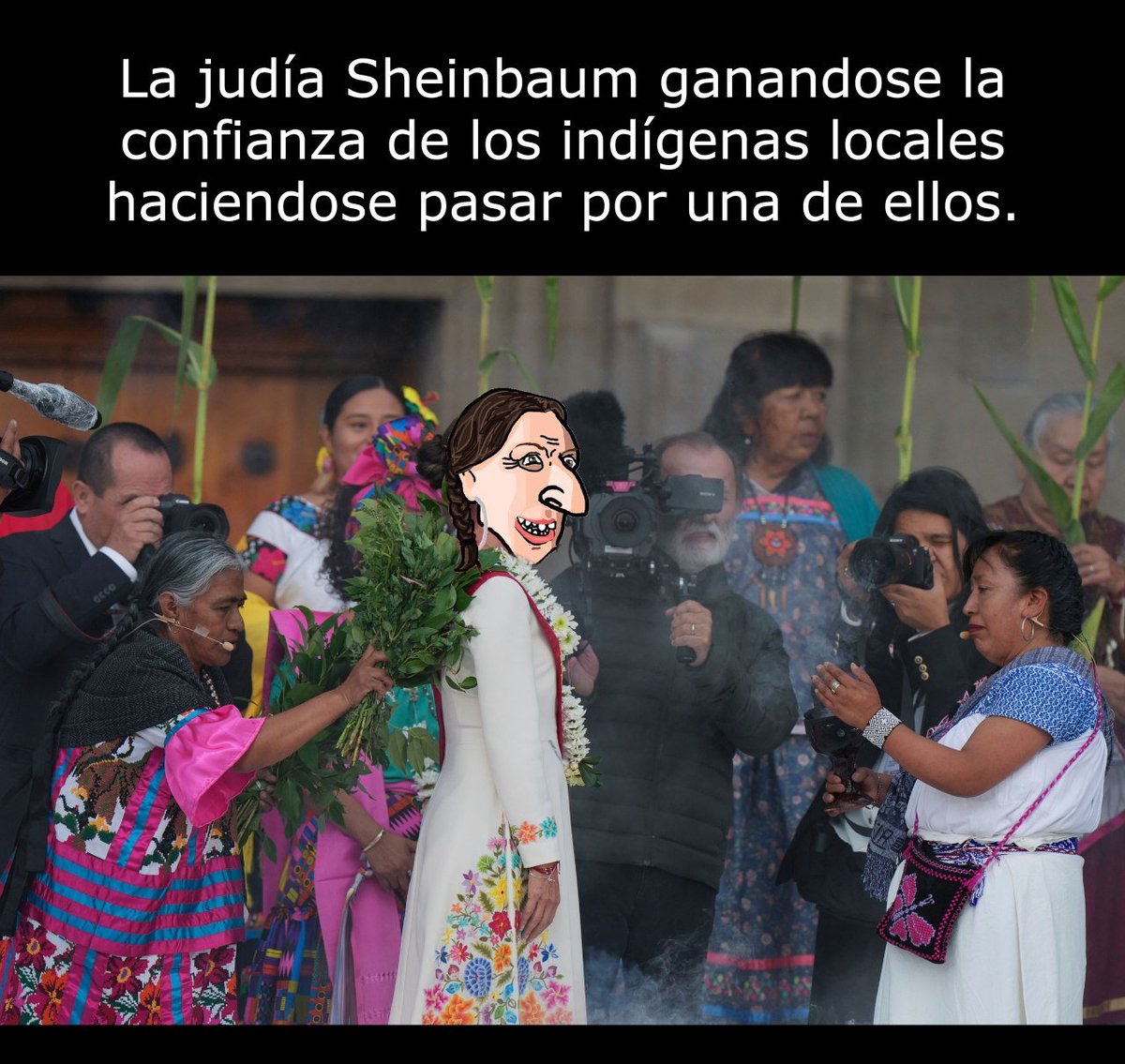 calpgi1's tweet photo. @MrDrifter 🎯👃🏻🧃🧯🪁🐙👺🤮💩🧌👹🧟♂️🏴☠️🏳️🌈🏳️⚧️💉⚰️ #RIPMexico literally everyone is low iq special Ed retards. That's why it's been so easy to conquer & control them. The further south u go the dumber they are. Millions of dow syndrome. All they know is Netflix social media super dormant slaves https://t.co/u84tYef3mL