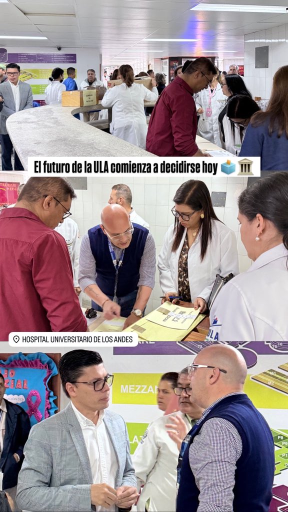 impulsoresdeTU's tweet photo. El futuro de la ULA comienza a decidirse hoy 🗳️🏛️

Instaladas las mesas de votación en el Instituto Autónomo Hospital Universitario de Los Andes (Iahula) 🙌🏻

¡Impulsemos juntos la Transformación Universitaria! 💙💛 https://t.co/iWXUNZRZX9