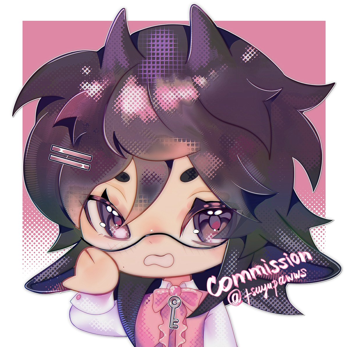 TsuyuPawws's tweet photo. @rissapocalypse hi! headshot like that is $15 
i only have one order in the queue, so tat is 2–3 days *˙︶˙*)ﾉ https://t.co/eQPcr4KE64