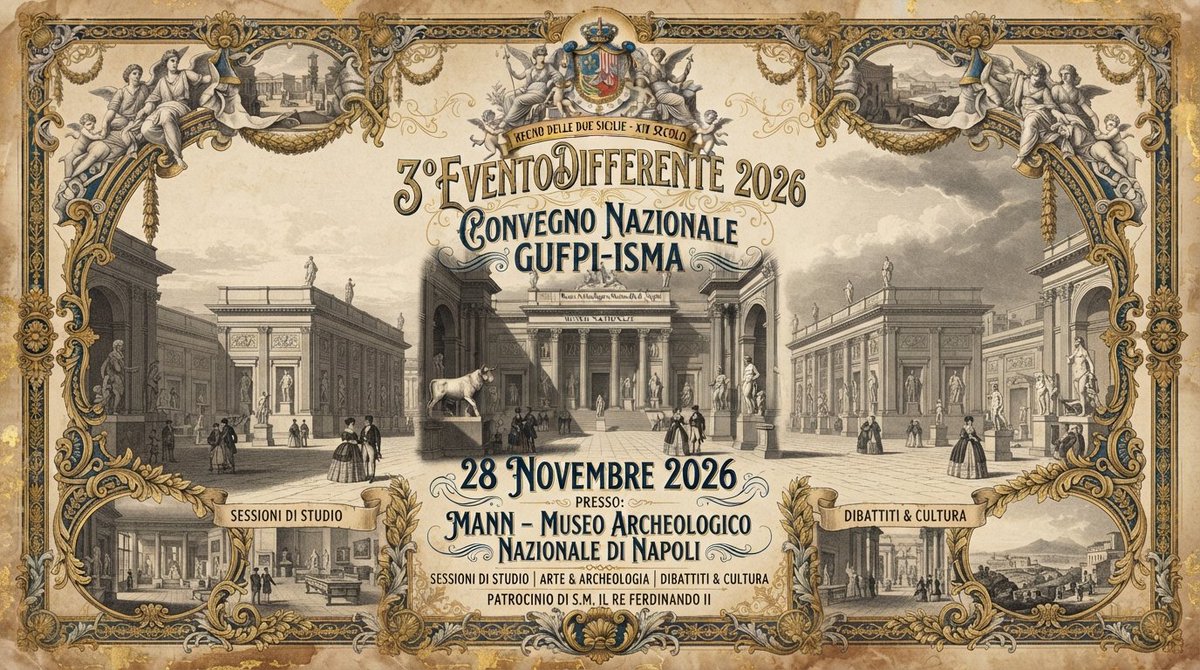 GUFPI_ISMA's tweet photo. ...e dopo #EventoMetrico c'è sempre un #EventoDifferente! Questa volta saremo il 28 novembre a #Napoli per visitare il #MANN
https://t.co/dQMddxEzP6
#Enjoy #Comunità #Network #Insieme #NoiSiamoGUFPI #ContaChiConta https://t.co/VPtWKYtd6y