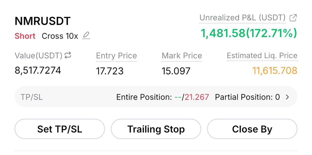 B_futuresignals's tweet photo. #NMR Hit TP2 🤑🤑 https://t.co/MxqoXXpndA