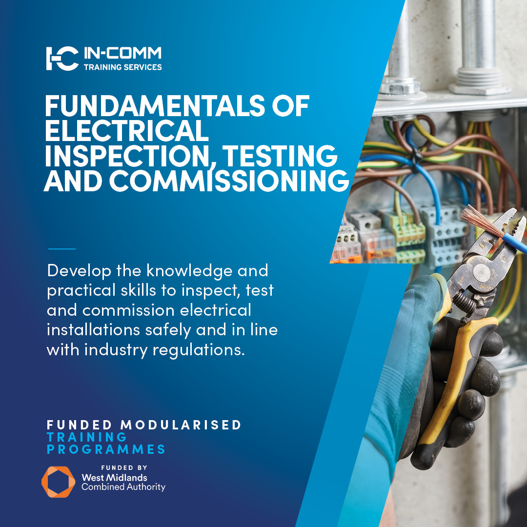 Incomm_training's tweet photo. Looking to develop your existing team?

In-Comm’s modular training programmes are supported by WMCA Higher Level Skills funding, helping businesses build the skills and competencies they need to strengthen their workforce.

Find out more: https://t.co/90nkmlHq4j https://t.co/7QVrBoG26D