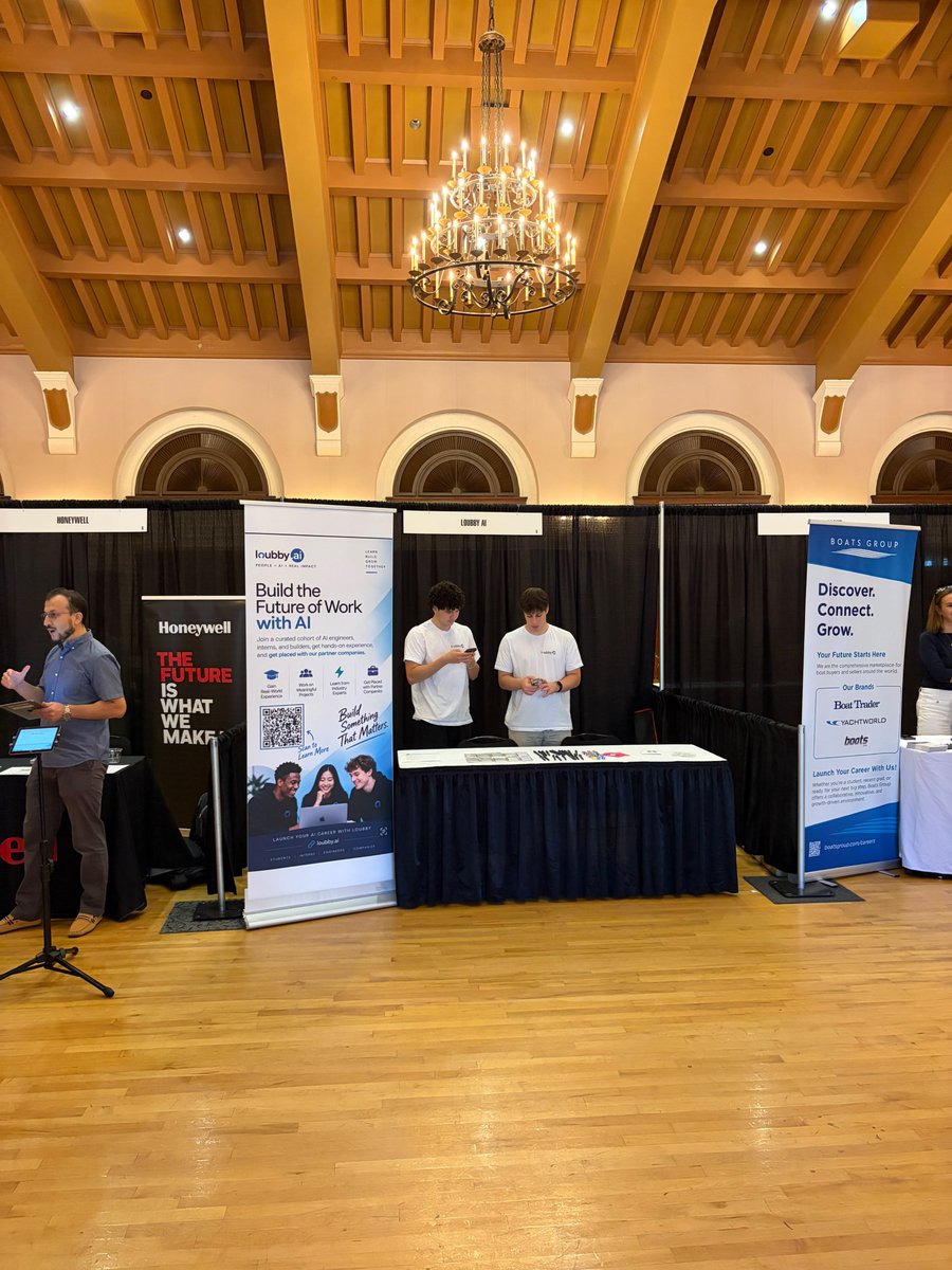 loubby_ai's tweet photo. Loubby AI was live @UTiSchool Career Fair at @UTAustin to connect with emerging technical talent and help students access opportunities with organizations looking for skilled professionals.
#LoubbyAI #UTAustin #CareerFair #TechTalent https://t.co/POIBSjDkdh