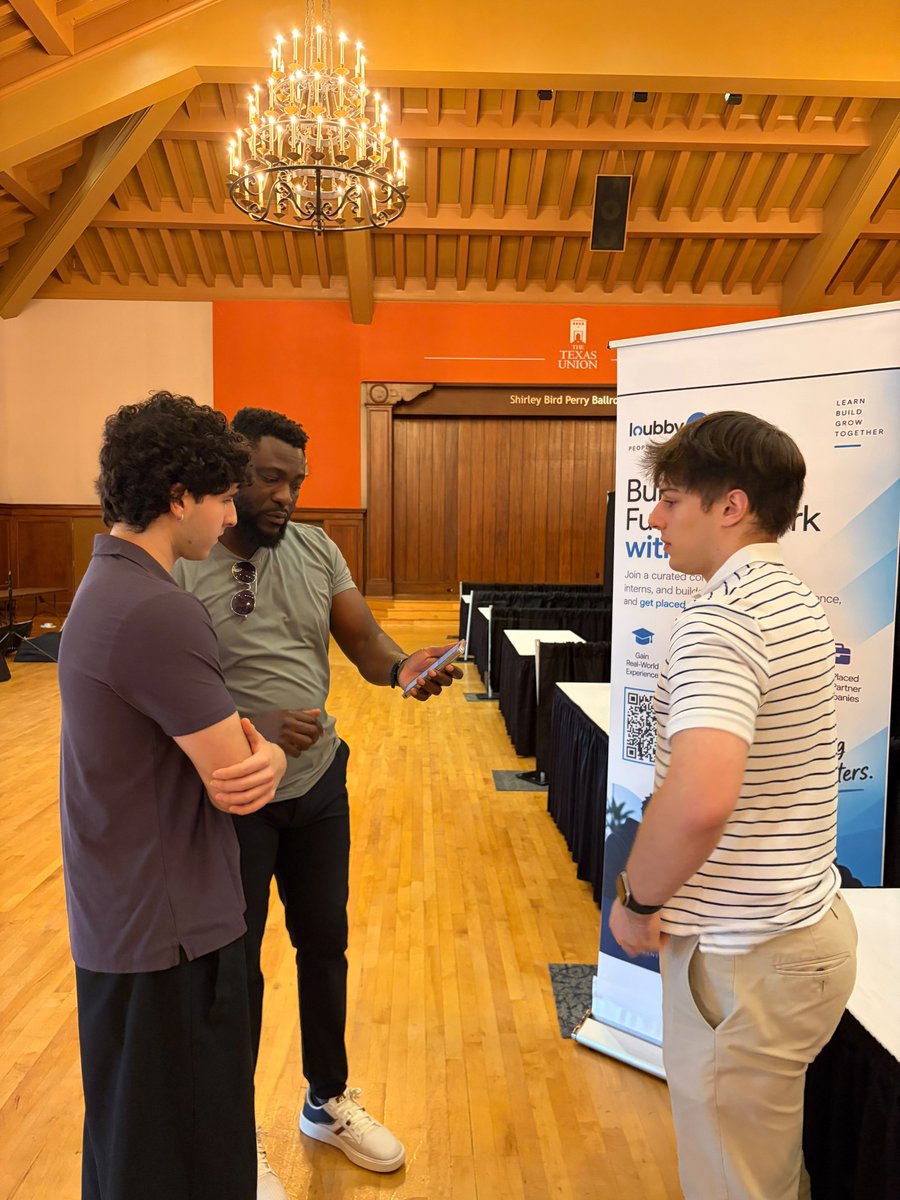 loubby_ai's tweet photo. Loubby AI was live @UTiSchool Career Fair at @UTAustin to connect with emerging technical talent and help students access opportunities with organizations looking for skilled professionals.
#LoubbyAI #UTAustin #CareerFair #TechTalent https://t.co/POIBSjDkdh