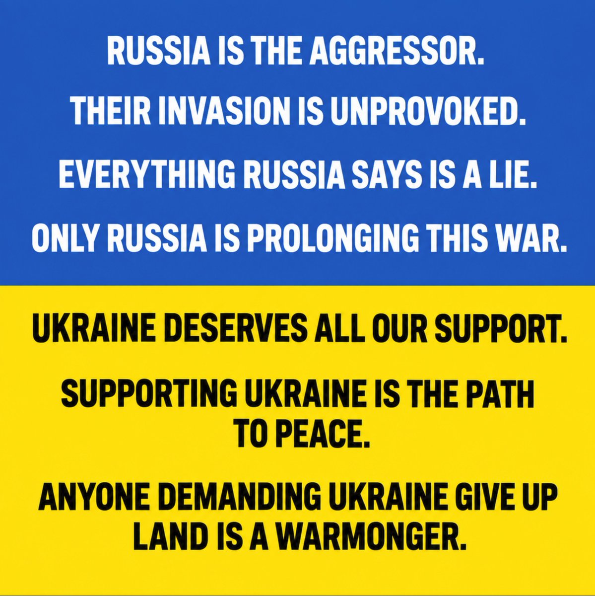 LibbySnowflak's tweet photo. @ZelenskyyUa russia only stops when it is stopped. Glory to Ukraine.

❤️🇺🇦 https://t.co/rixIMzI9We