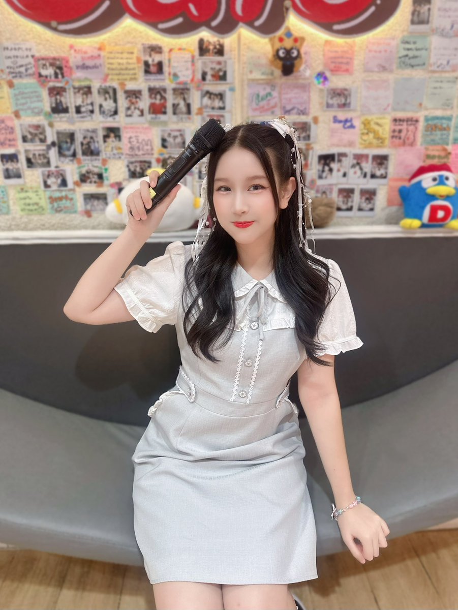 Officialsumomo's tweet photo. วันสุดท้ายของน้อง Punch Sumomo แล้วนะมาสนุกกันนะคะ~🐋🧡
#siamdol #sumomo https://t.co/g4H6xX1c0W