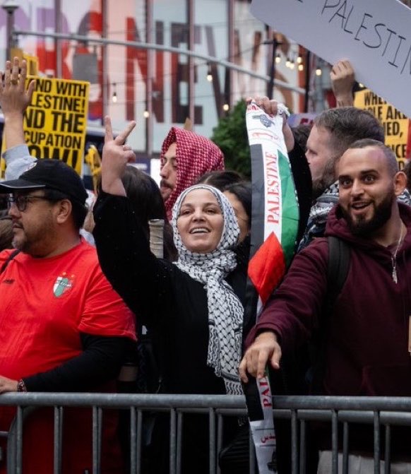 NiohBerg's tweet photo. Do not ever forget how muslims in the West behaved on this day 3 years ago, when they still thought Hamas was winning. https://t.co/At86sl7AIS
